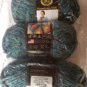 Lion Brand Hometown USA/Acrylic yarn 113g/4oz - Variety of colours available
