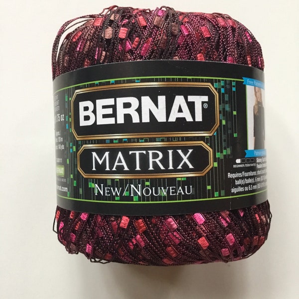 Bernat Matrix yarn shawl,skinny scarf,swim wear coverup,fancy yarn,ribbon yarn- Web Wines