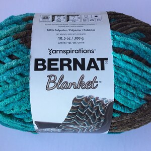 BERNAT BLANKET Yarn MALLARD Wood 10.5oz 300g 220 Yards 201m Super Bulky 6 Etsy Canada
