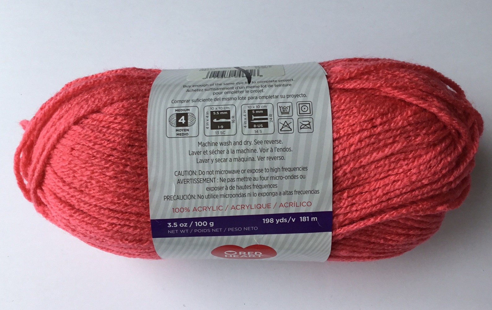 Red Heart Heat Wave Yarn Heat Generating Yarn 3.5oz/100gbeach Etsy