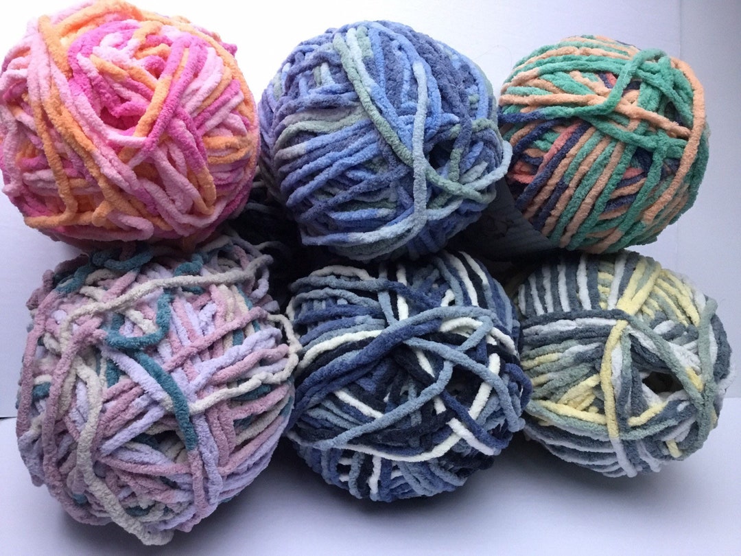 SPINRITE Bernat Filato Blanket Stripes – 100% Poliestere, Colore Melanzana, 300g – Per Lavori A Maglia E Uncinetto, Morbido E Soffice