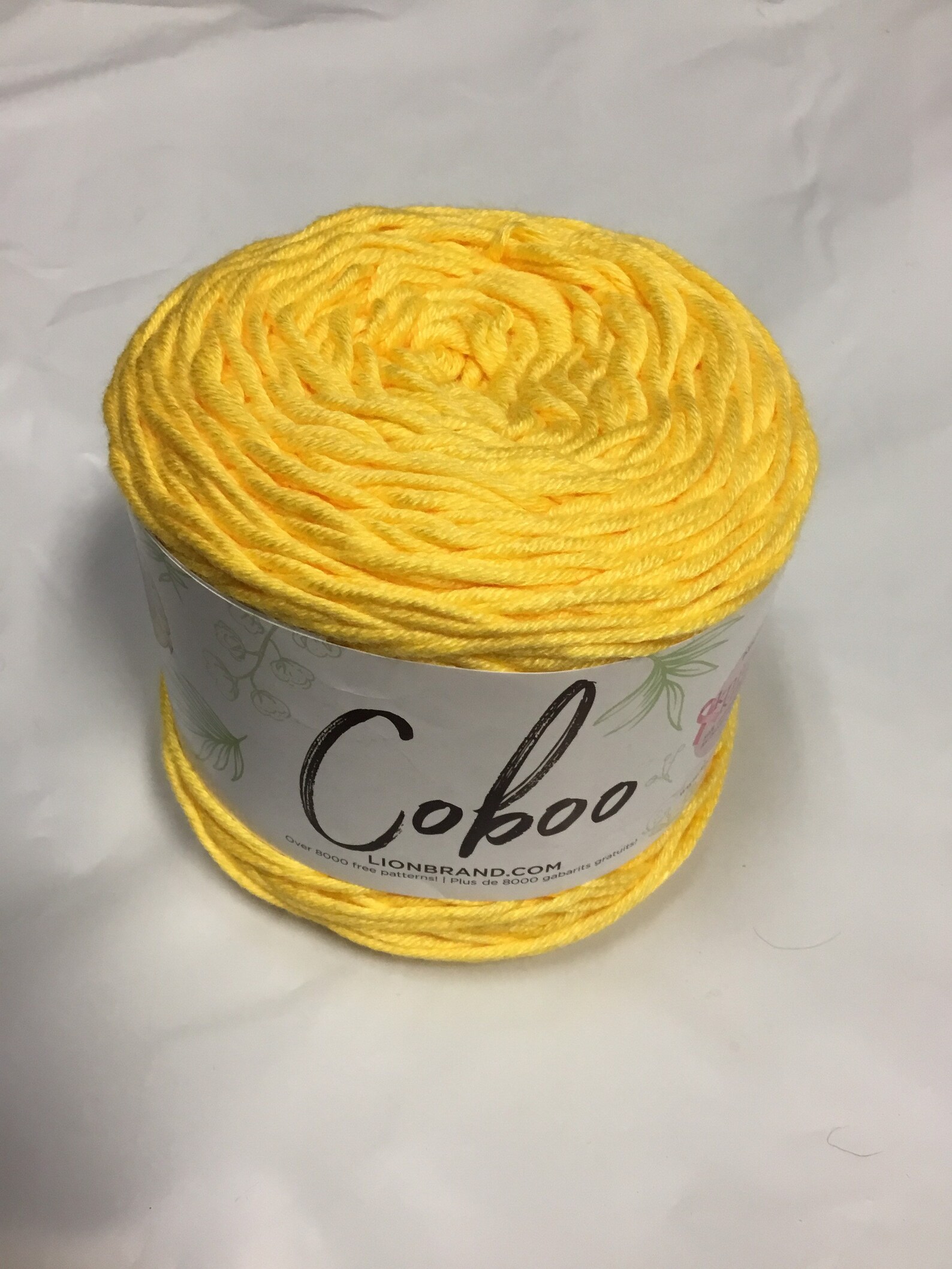 Lion Brand Coboo yarn mixture of cotton & Rayon yarn 232yd / | Etsy