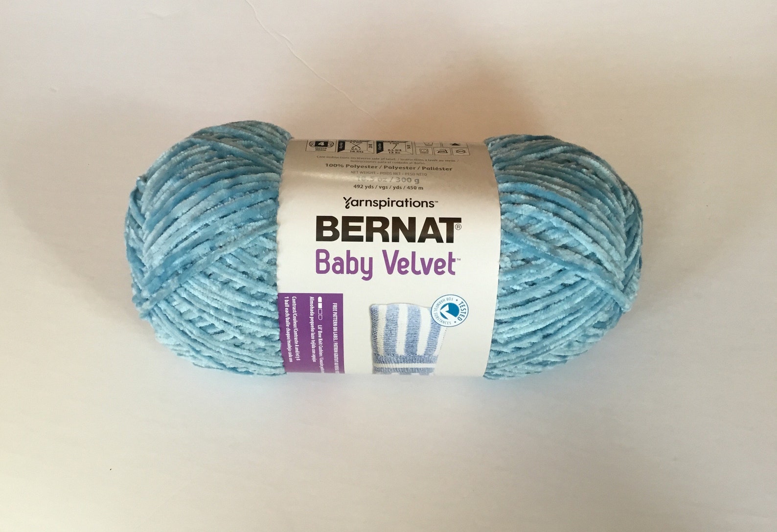 Bernat Baby Velvet 300g/10.5oz Milky Blue Etsy