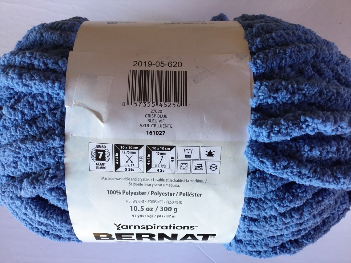 Bernat Blanket Extra 10.5oz/300g Bulky 7 crisp Blue Etsy