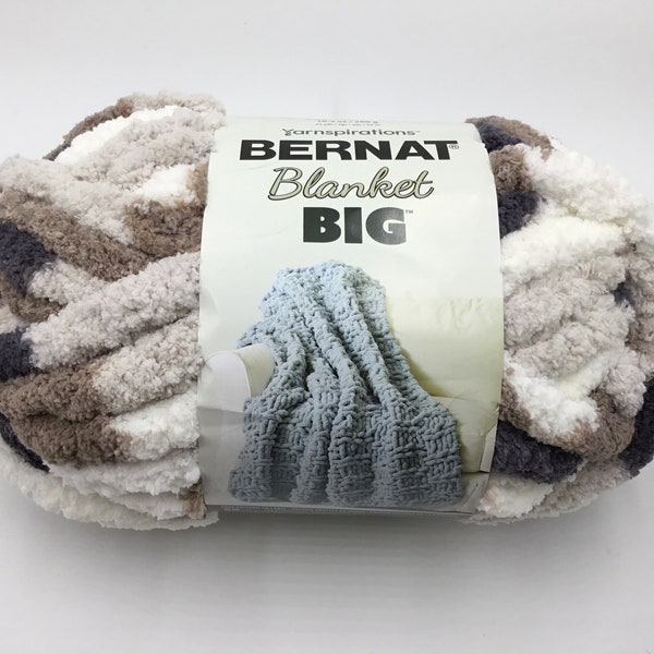 Bernat Blanket Big Taupe Etsy