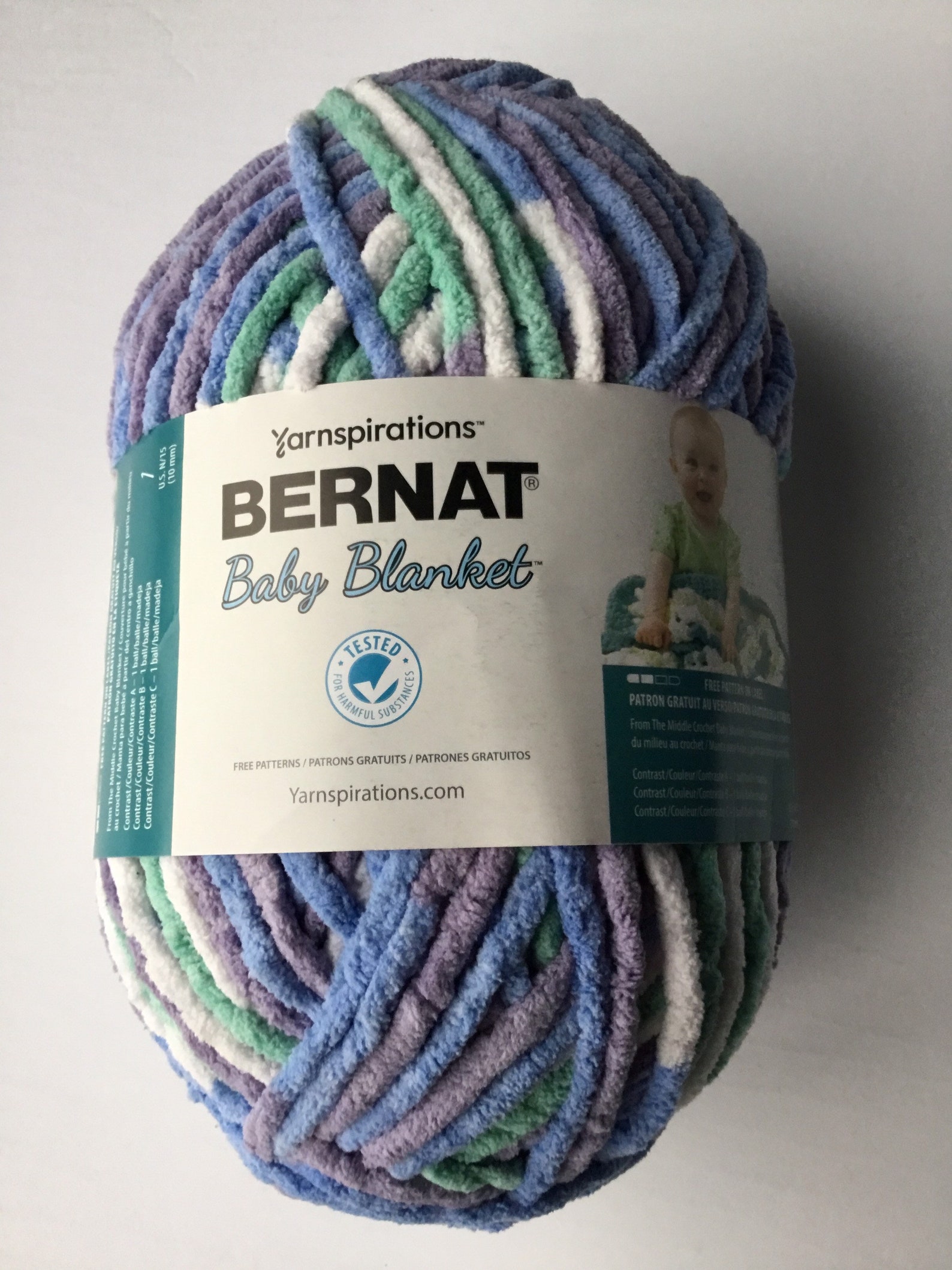 Bernat Baby Blanket Yarn 10.5oz/300g posy Purple Etsy