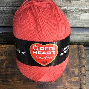 Red Heart Comfort Yarn -454g/16oz Col#3189 Orange
