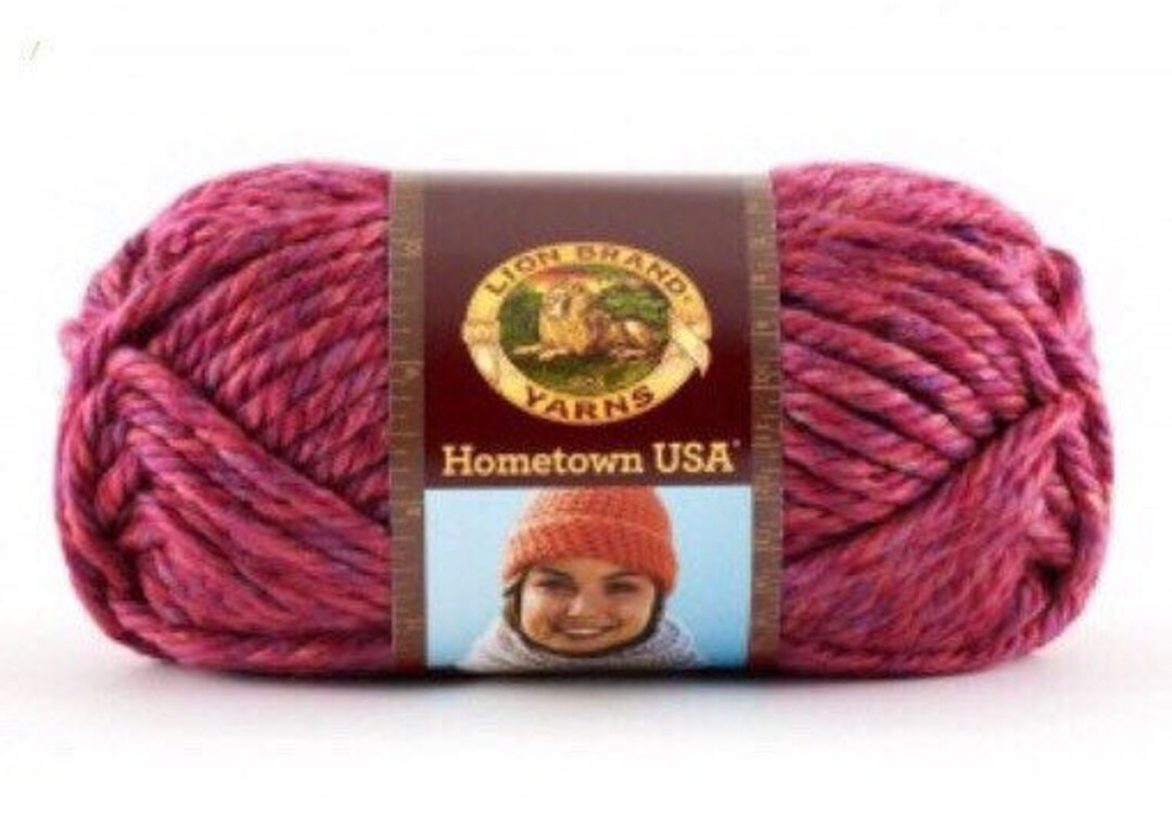 Lion Brand Yarn Hometown USA Acrylic Yarn, 3-Pack, Key Largo Tweed