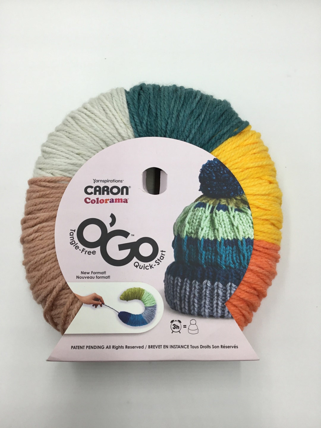 Caron Colorama OGO Yarn, 228yds/208m,bulky 5 First Blush Etsy