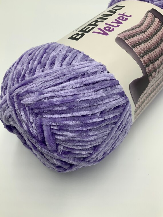 Bernat Velvet 300g 10.5oz Bulky 5 Purple Hue Etsy New Zealand