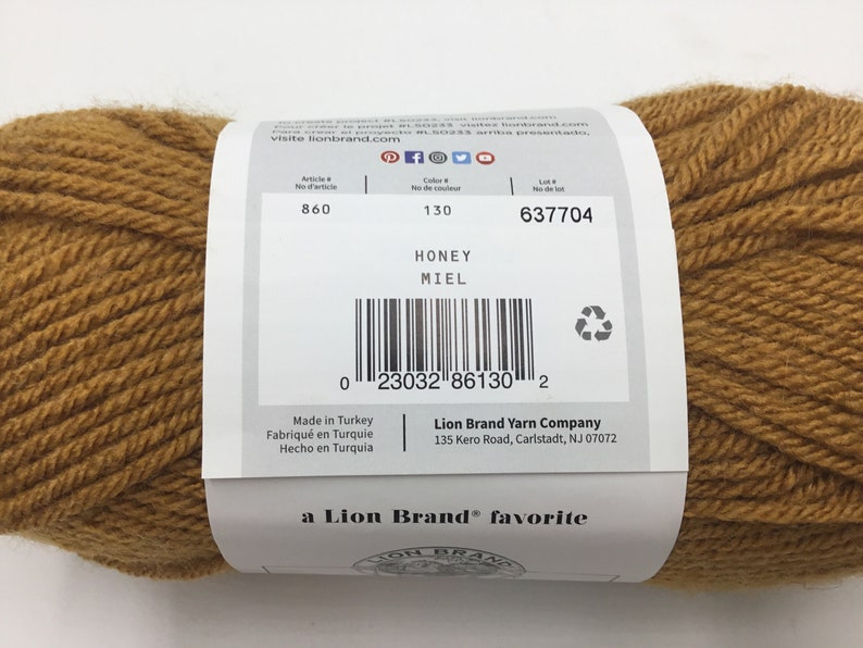 Vannas Choice Lion Brand Yarn Variety of Colours 100g/3.5oz Etsy