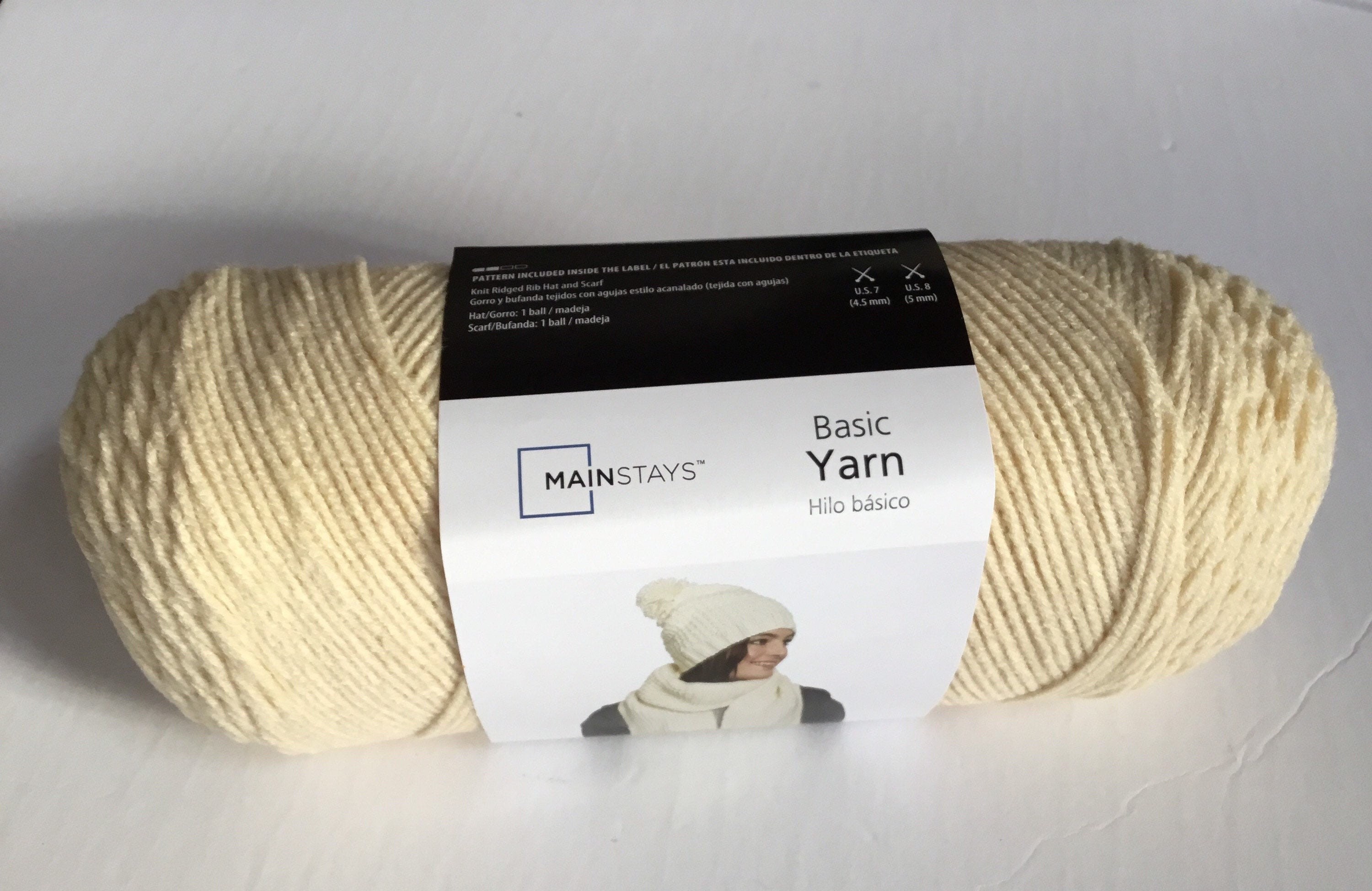 Mainstays Basic Yarn 100% Acrylic 7oz / 198.4 G Aran 