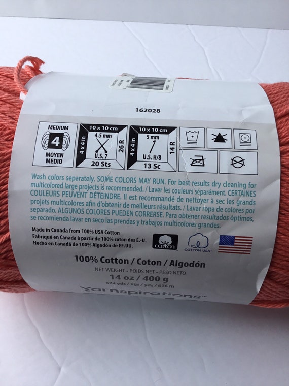 Bernat Handicrafter Cotton Yarn (400g/14oz), Yarnspirations