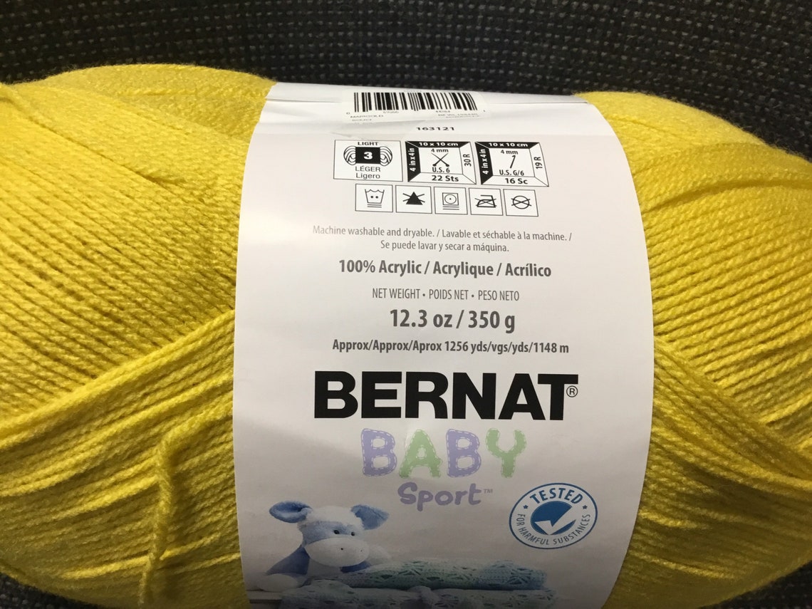 Bernat Baby Sport 350g/12.30z soft sportweight yarn Etsy