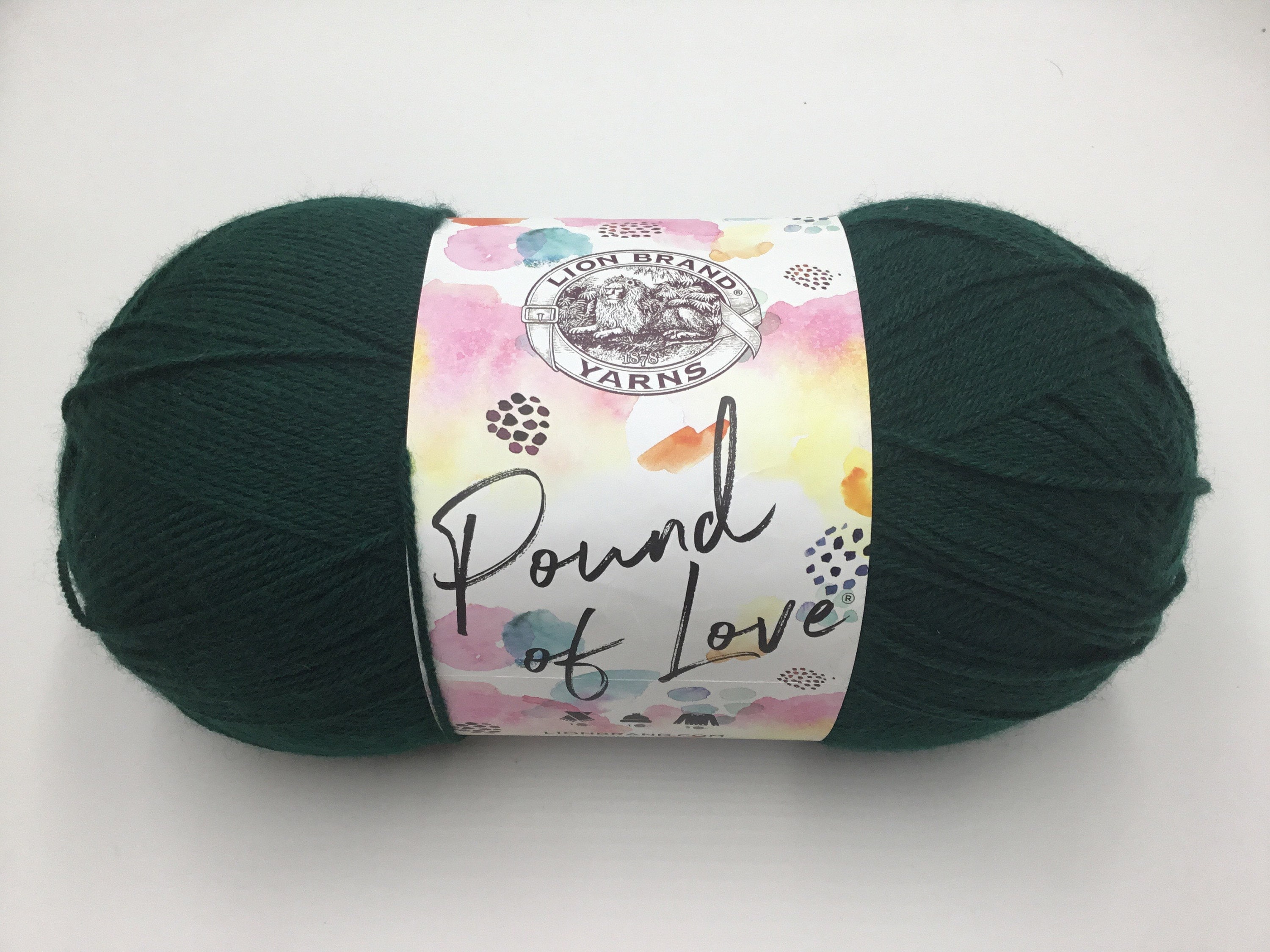 Lion Brand Pound of Love, Premium Acrylic Yarn,932m/1020yd Hunter