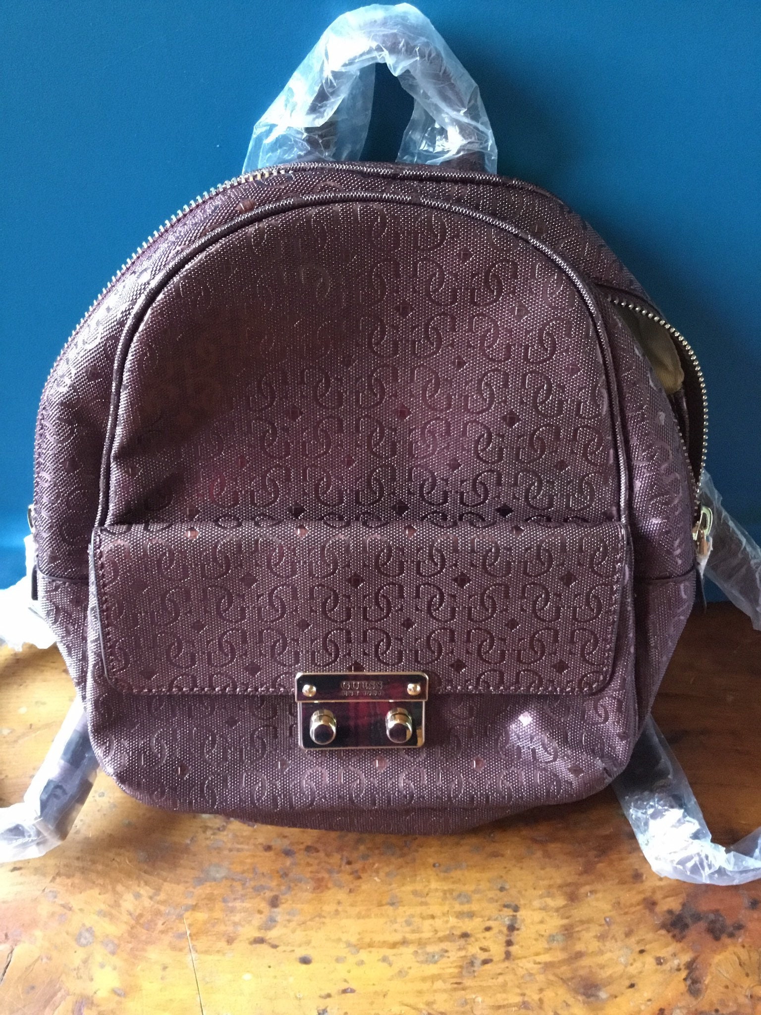 Buy Guess Backpack Vintage New Rose/pink Online in India - Etsy