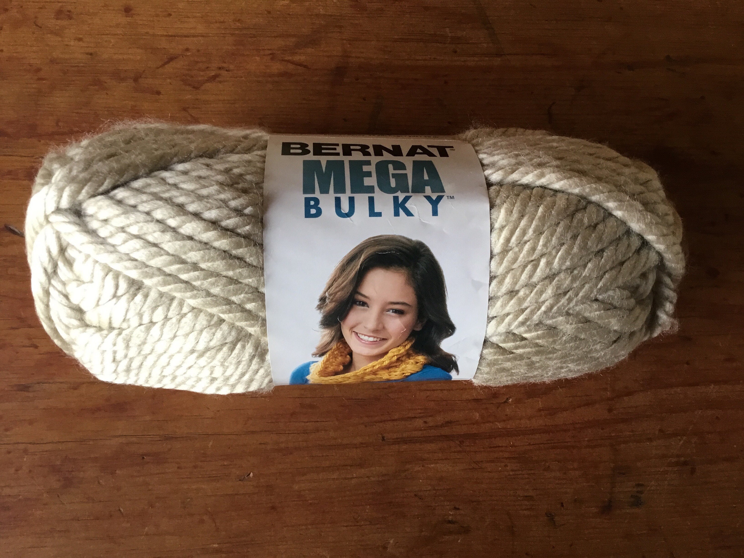 Bernat Mega Bulky Yarn Jumbo7 7 Oz 200 G linen Etsy UK