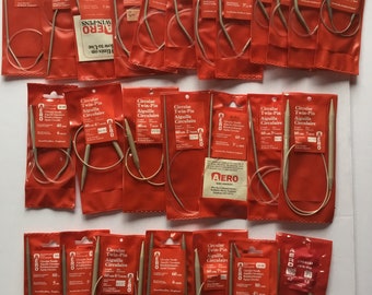 Aero Circular Needle/ Circular Twin-Pins / many different sizes from 40cm/60/80/100 vintage in package