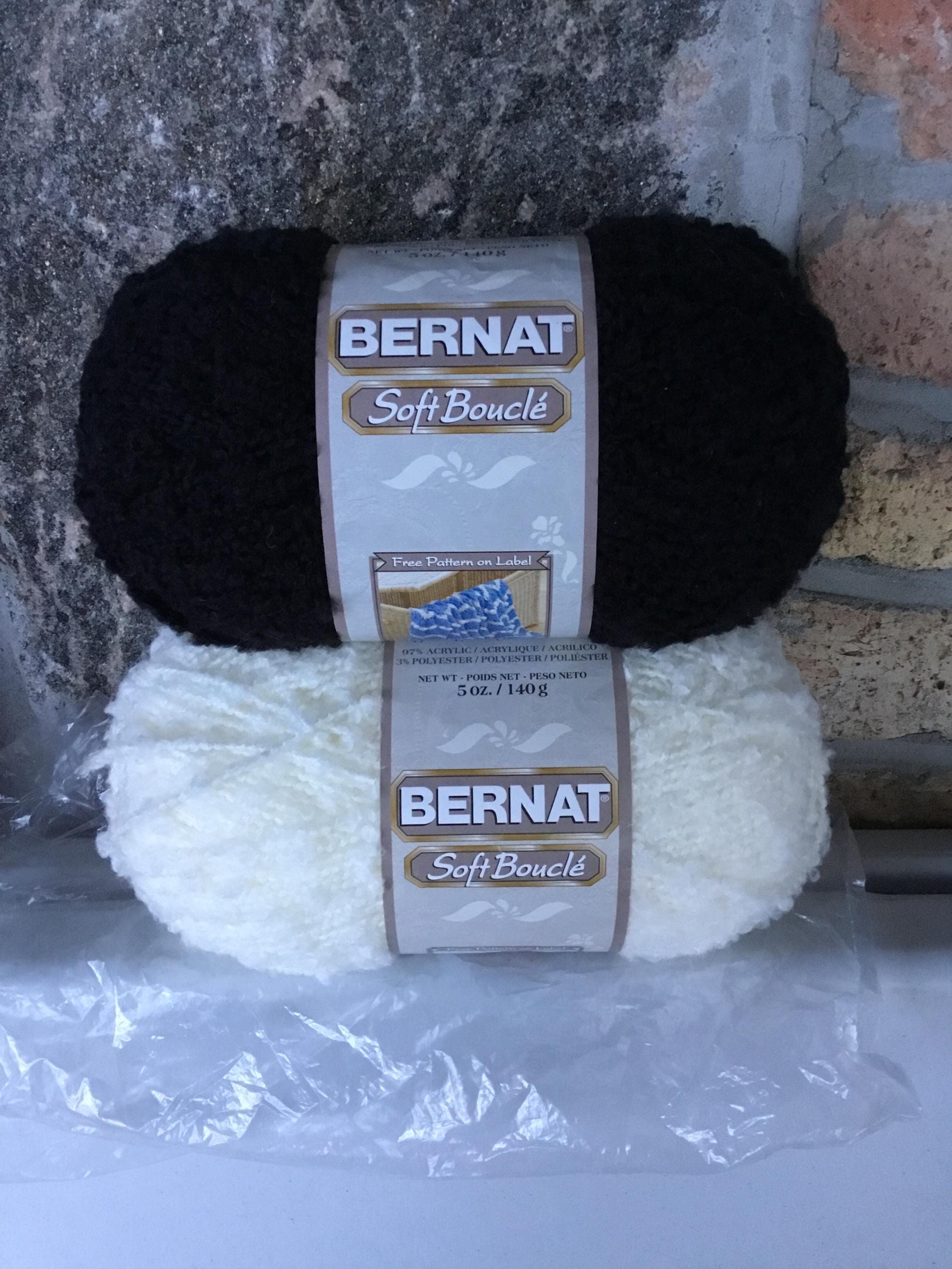 【 新品 BRIEFING BOUCLE YARN KNIT サイズ M 】 Bernat Soft Boucle Yarn, Rippled Yarn, Gentle Soft Acrylic
