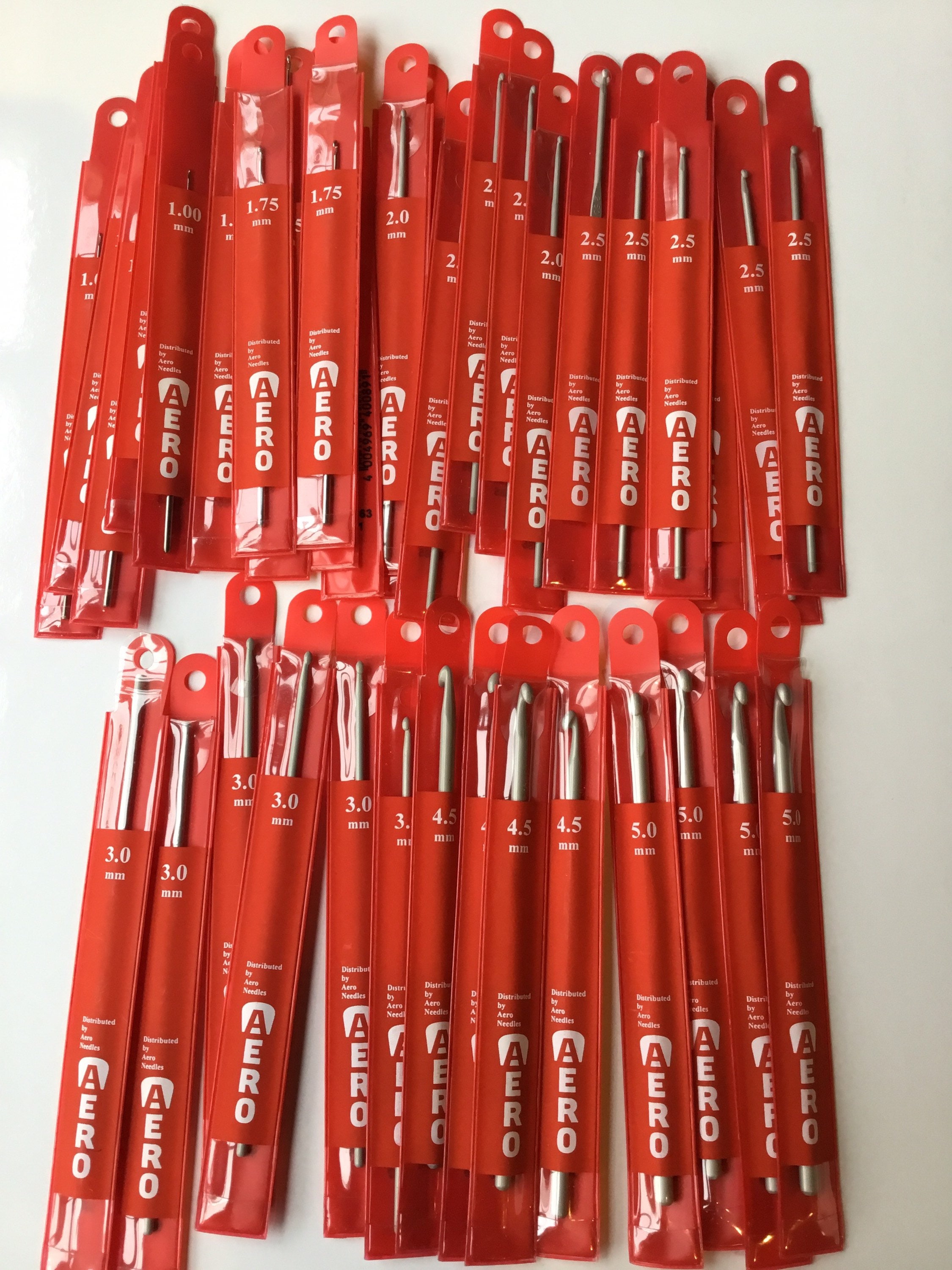 Aero Crochet Hooks / Many Different Sizes vintage in Package Etsy