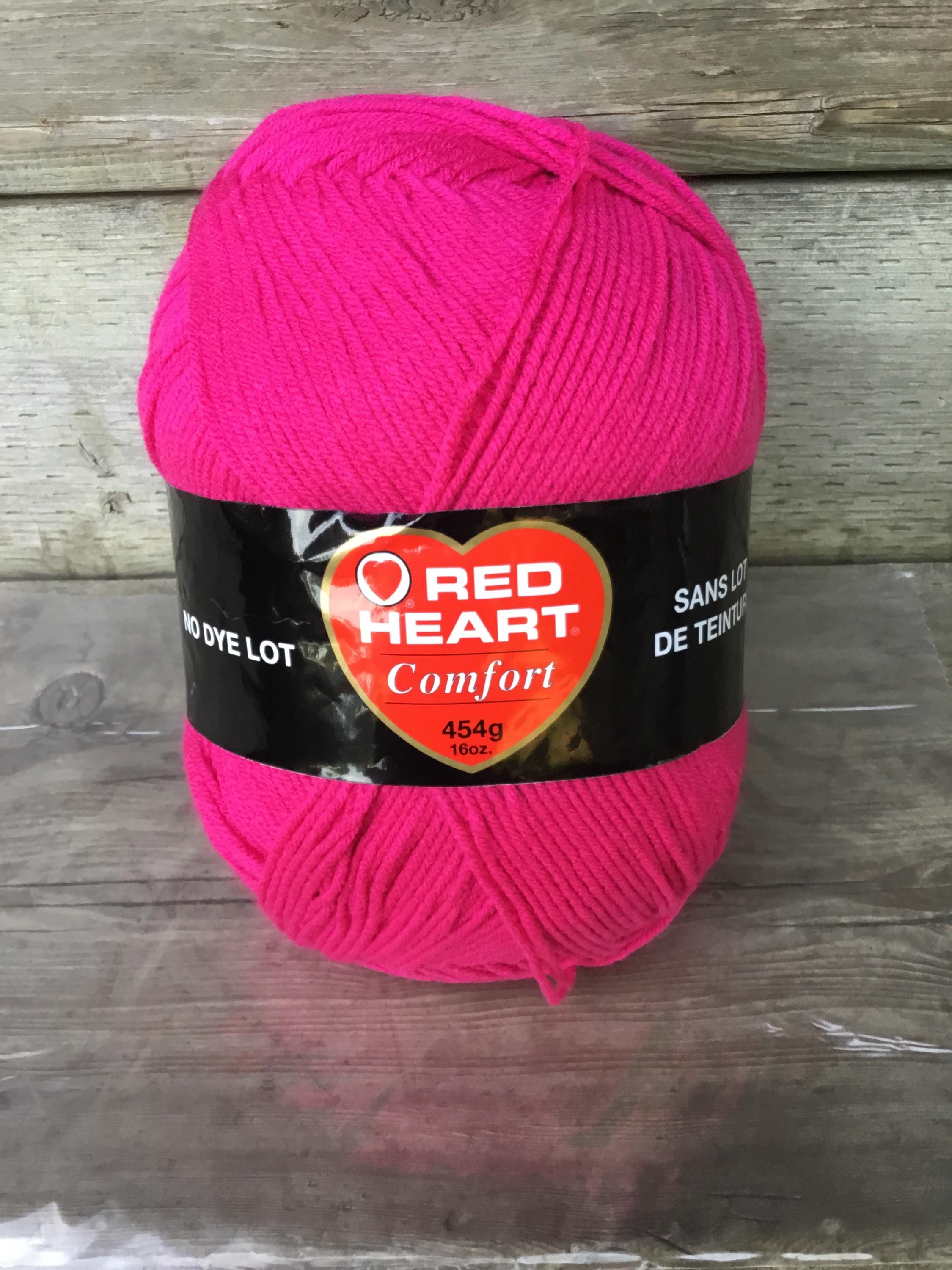 Red Heart Comfort Yarn 16oz/454g - Col 3194 Pink - Etsy