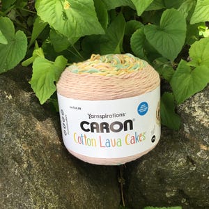 Caron Cotton Lava Cakes Yarn, 481yds/440m -Medium 4- Col#41018 Candied Flowers