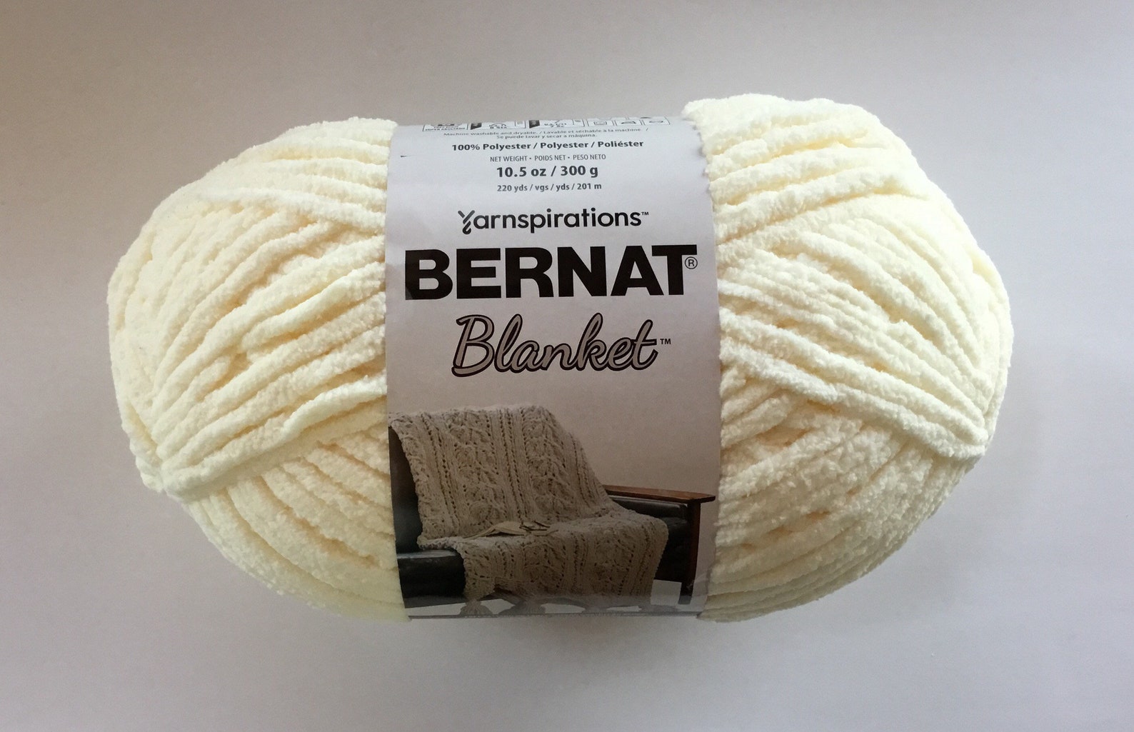 Bernat Blanket Yarn Super Soft 10.5 Oz/ 300g vintage White Etsy