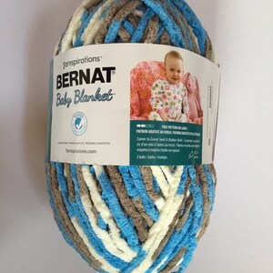 Bernat Babydecke Garn Little Royales – 1 Packung 300 G, Polyester, Super Bulky #6, 220 Meter, Zum Stricken & Häkeln