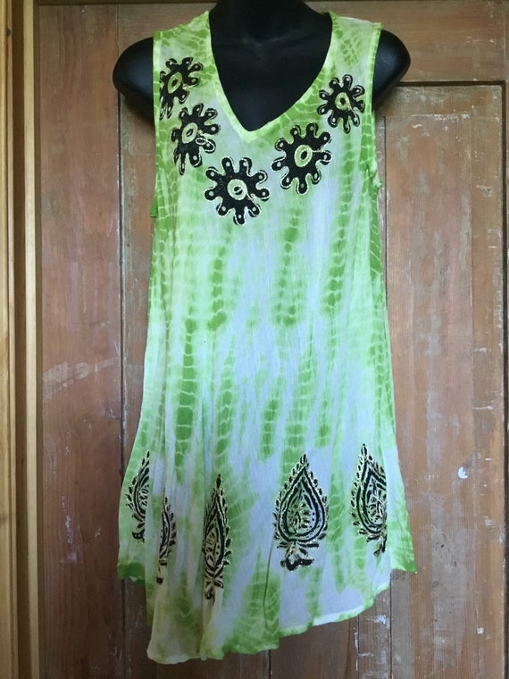Embroidered Summer Dress,Bohimian Tunic Dress,Kur… - image 10
