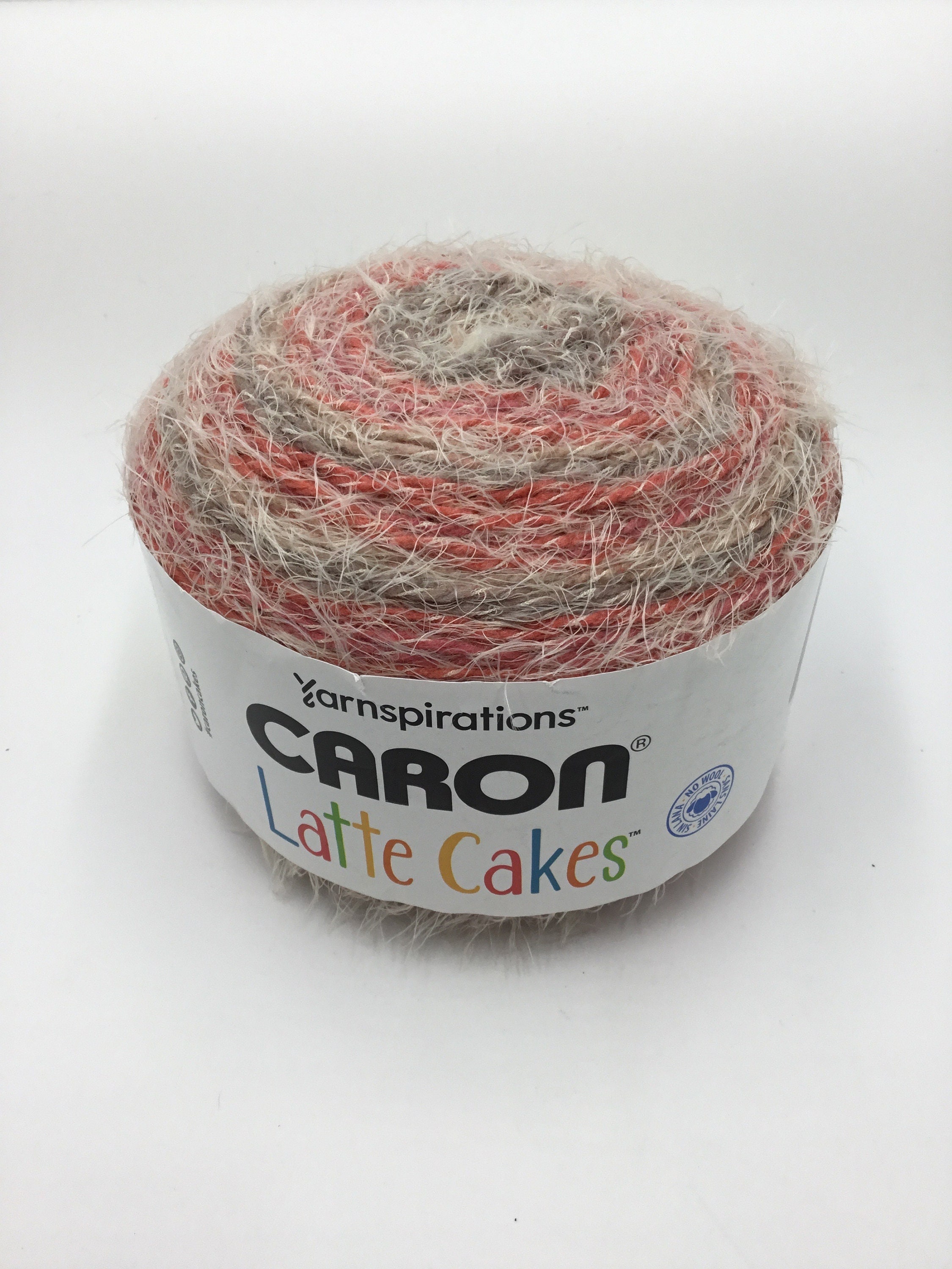 Caron Latte Cakes Yarn,8.8oz/250g Bulky 5 Red Macaron 