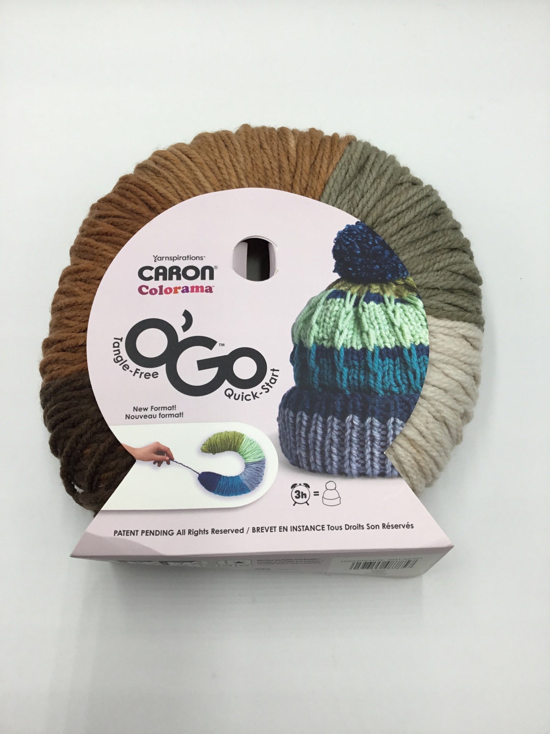 Caron Colorama OGO Yarn, 228yds/208m,bulky 5 Tabby Etsy