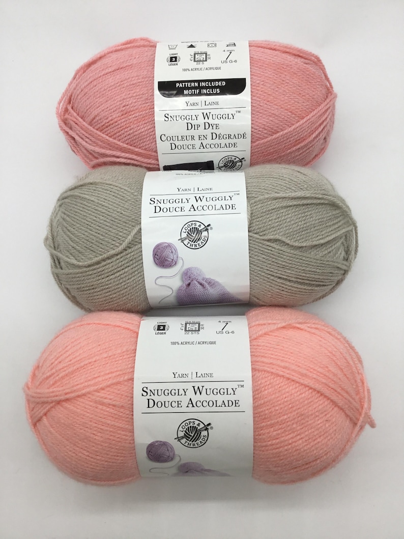 Loops & Threads Snuggly Wuggly Yarn, Light Three,446yds/408m ...