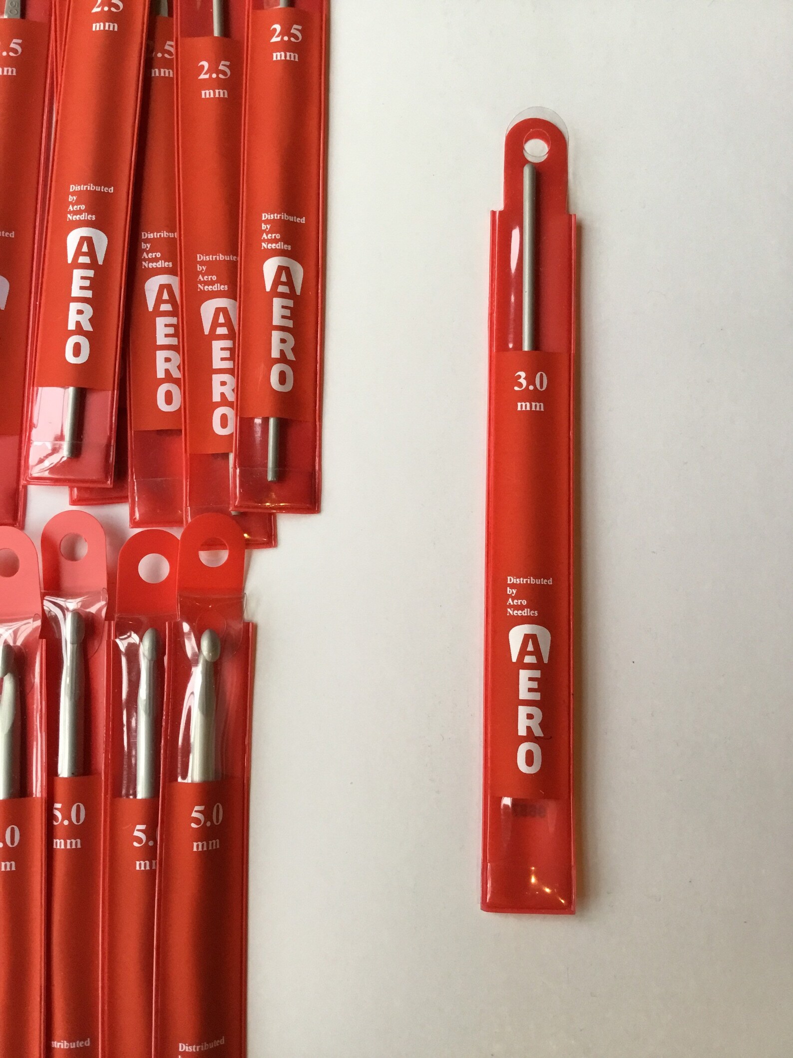 Aero Crochet Hooks / Many Different Sizes vintage in Package Etsy New