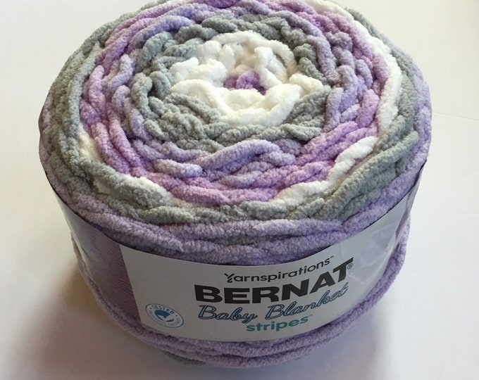 Bernat Baby Blanket Stripes Yarn 6 Super Bulky Etsy