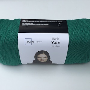Mainstays Medium Acrylic Yarn, 397 yd Various Colors Price Per Skein New