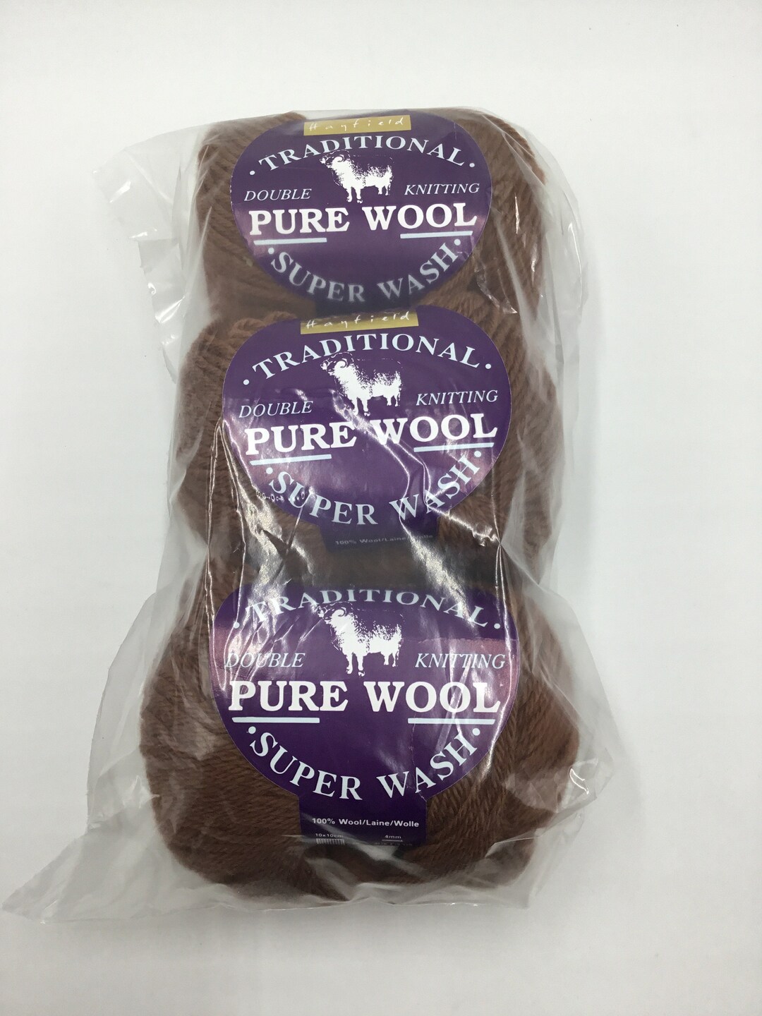 Hayfield Traditional Set of 3 Pure Wool Super Wash -extremely Soft