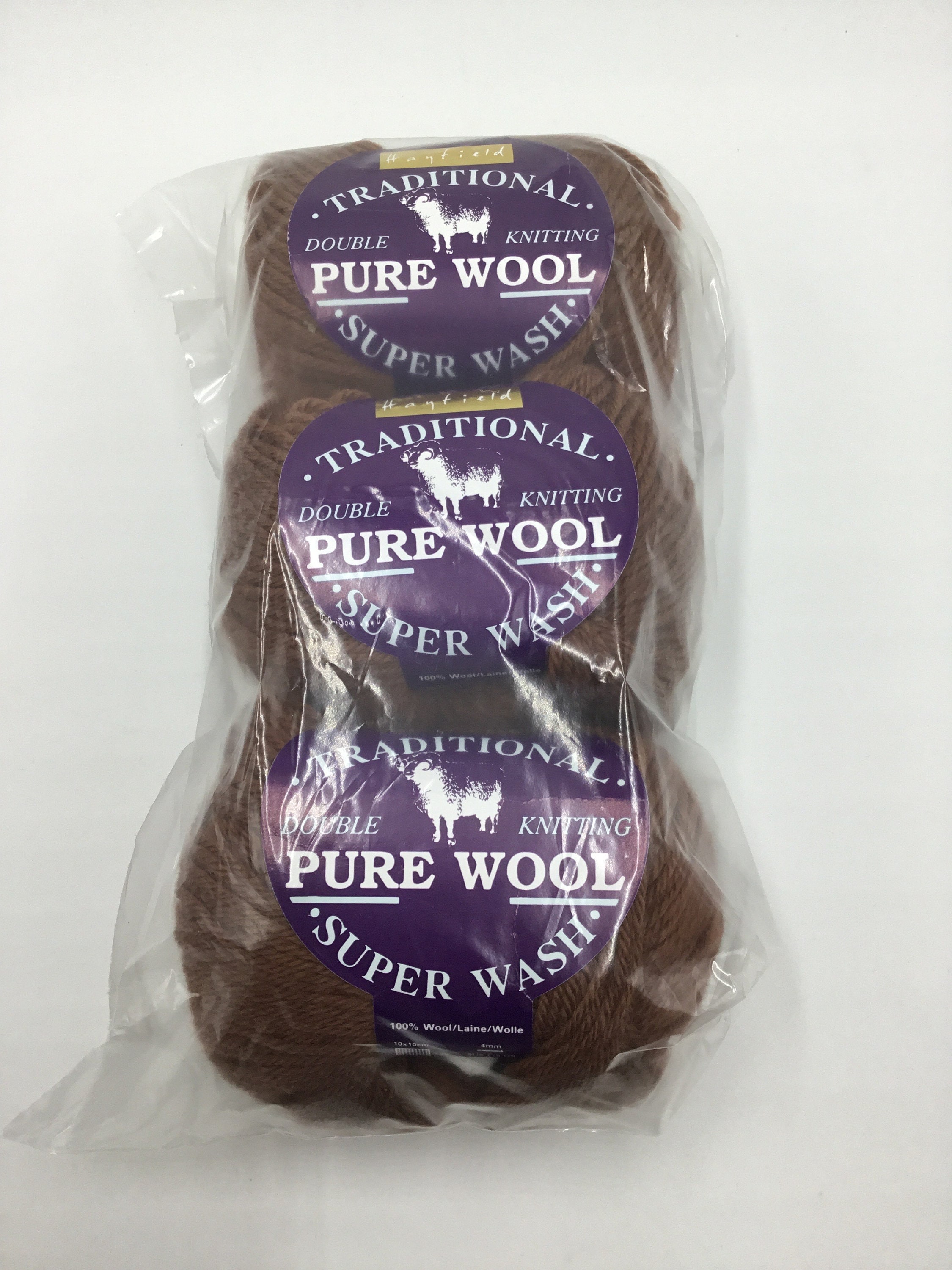 【FOLL】washed wool gaba all in one Hayfield Traditional Set of 3 Pure Wool Super Wash -extremely Soft
