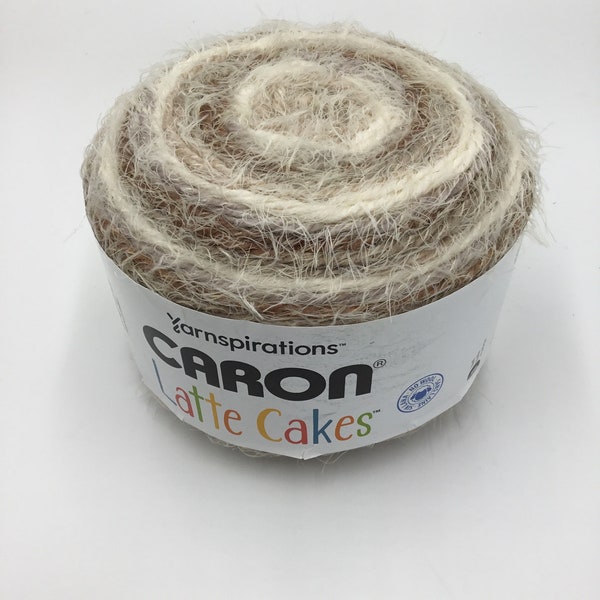 Caron Latte Cakes Yarn,8.8oz/250g -Bulky 5 - Coconut Cream