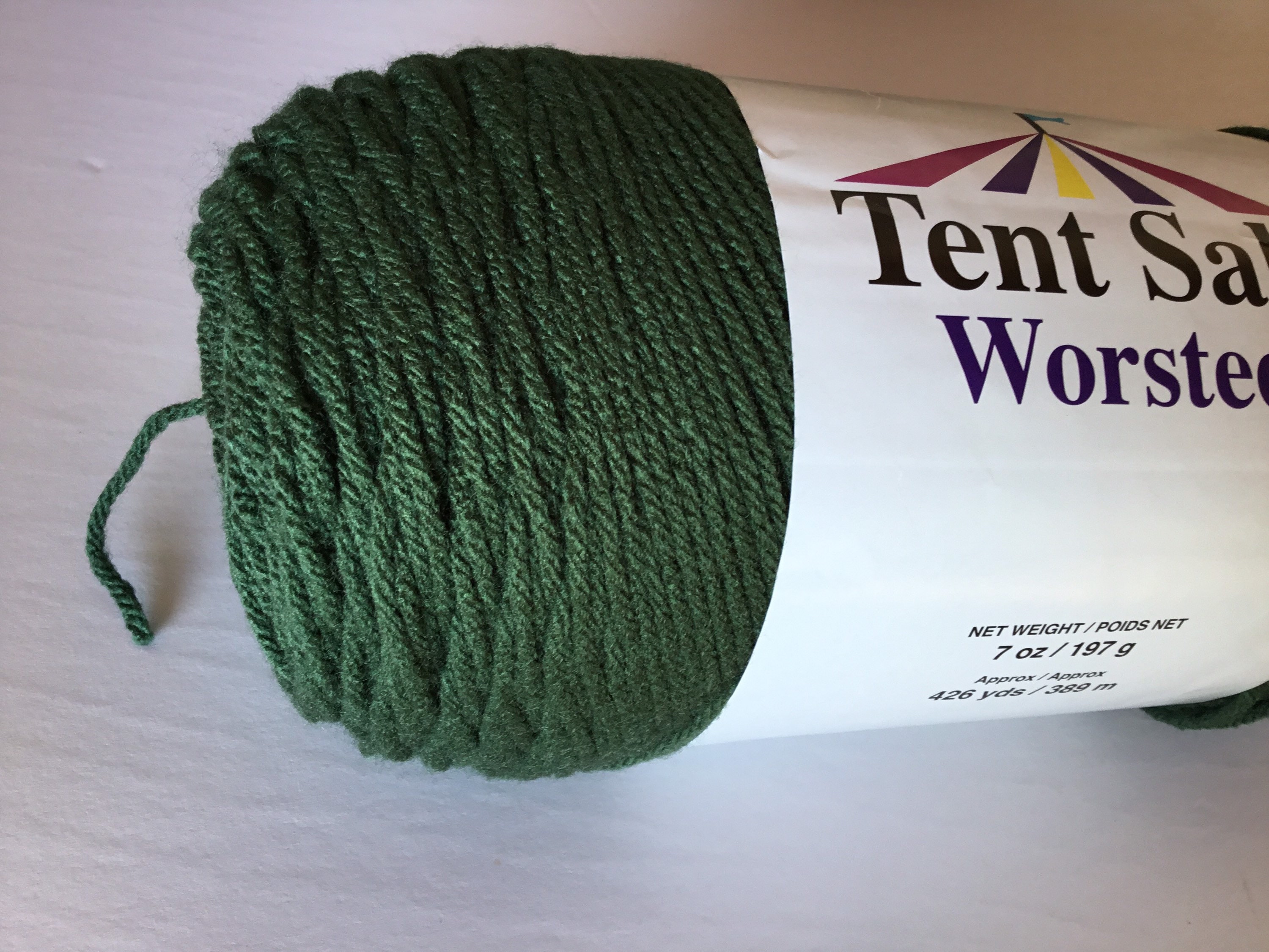 Tent Sale Worsted Yarn Medium 4 Yarn 7oz / 197g True Green Etsy Canada