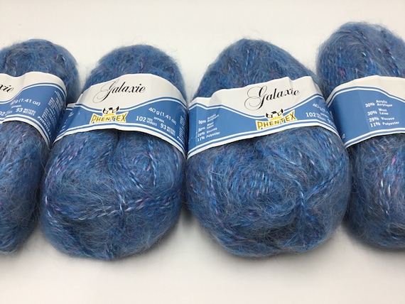 Lot De 4 Pelotes Phentex - Laine 'Fashion Eight' 50g - Couleurs Pastel