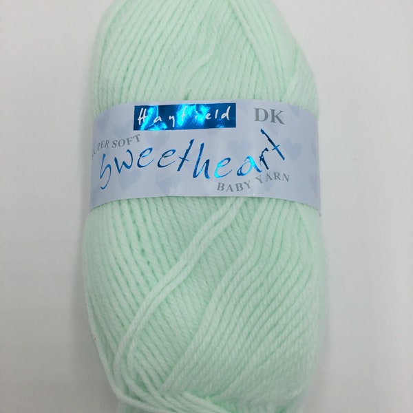 Hayfield super soft Sweetheart Baby yarn machine washable yarn-baby light green