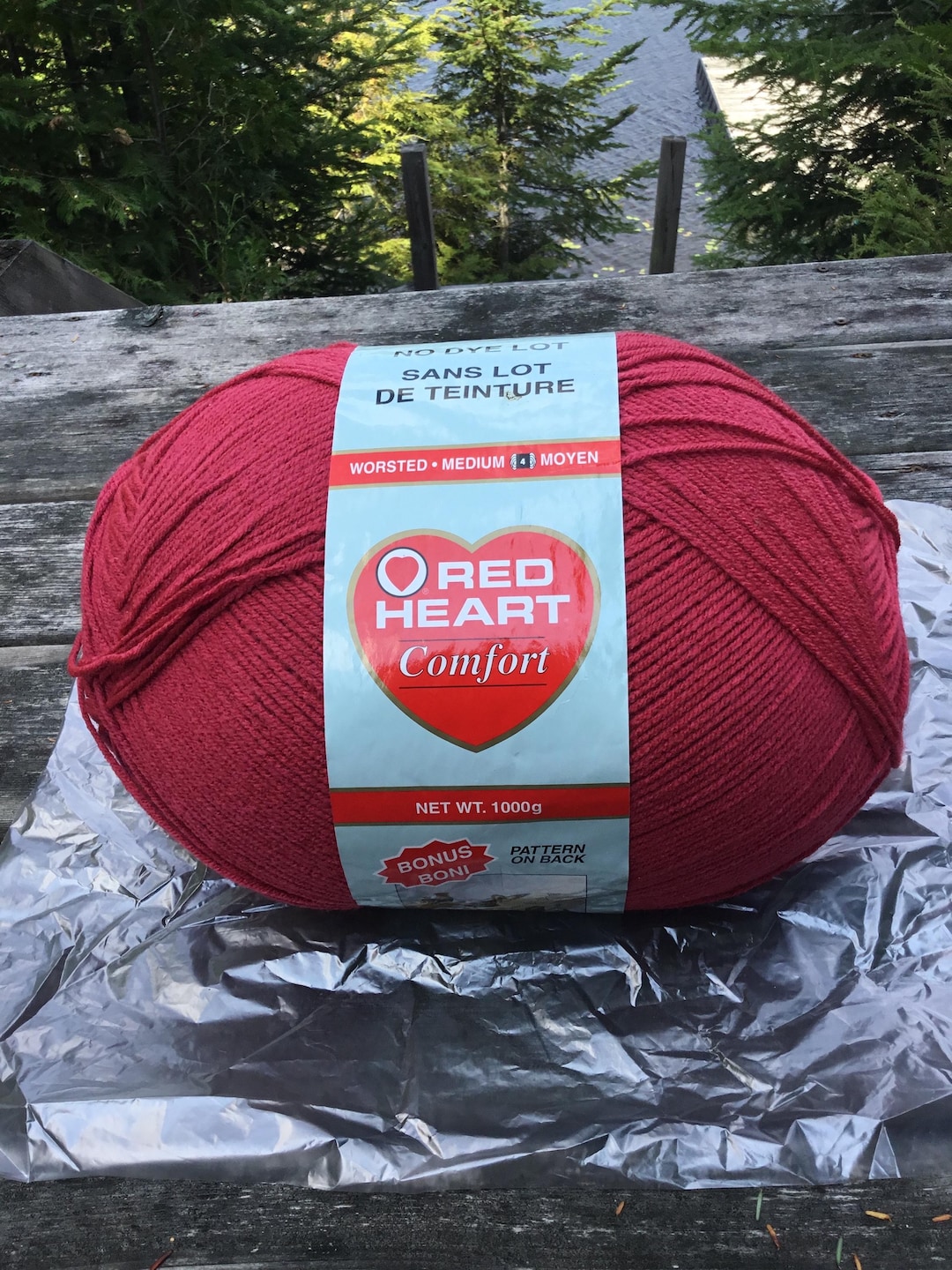 Red Heart Comfort Yarn,worsted 4ply Rare Vintage Comfort Yarn