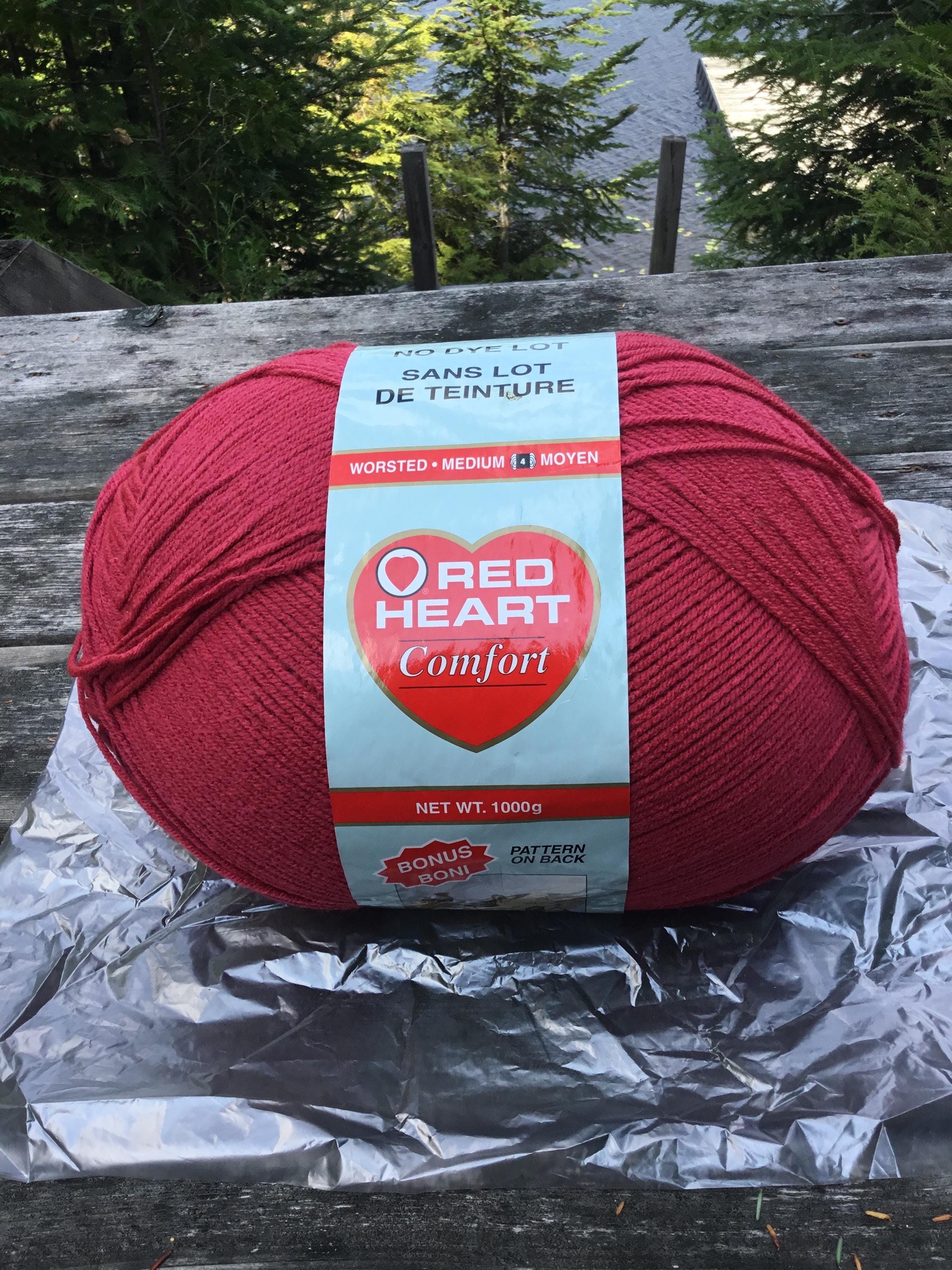 Red Heart Comfort Yarn,worsted 4ply Rare Vintage Comfort Yarn
