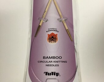 Bamboo Circular Knitting Needles,Bamboo Kanaderu,Tulip -3.75mm