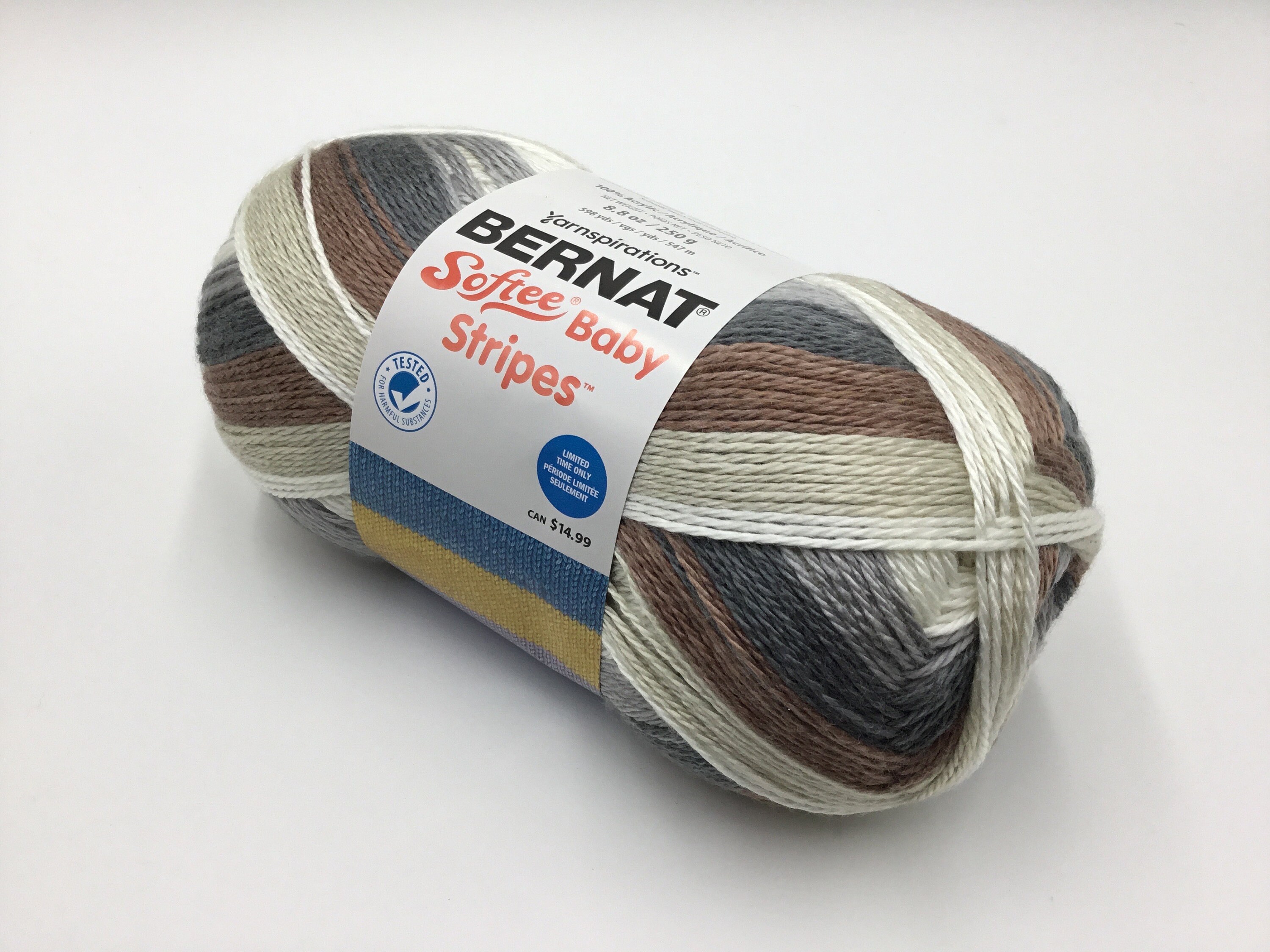 Bernat Softee Baby Stripes Yarn (250g/8.8oz)