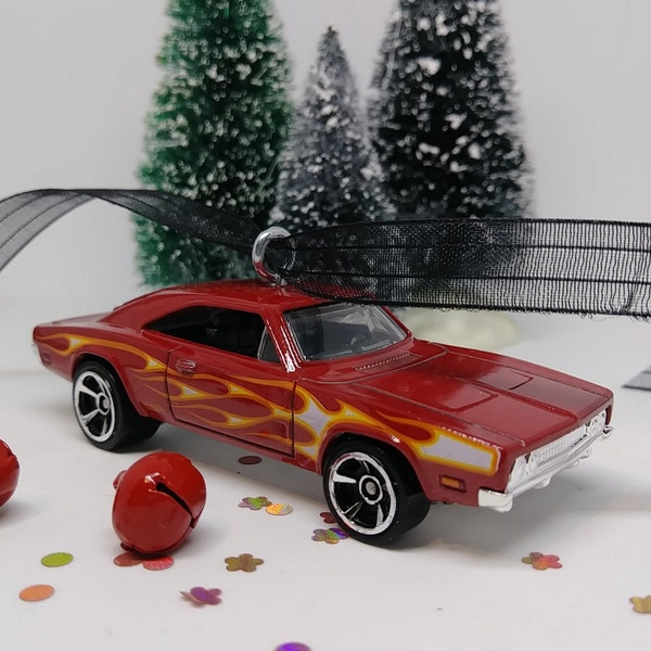 Hot Wheels 1969 Dodge Charger Car Ornament, Valentine's Day Gift for Him