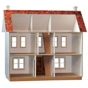 Dollhouse Kit The Stockbridge House DIY Unfinished New image 2