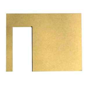 Dollhouse Room Divider with Optional 6-Panel Interior Door, Fits Many Junior Dollhouses with 9-Inch Ceiling Heights
