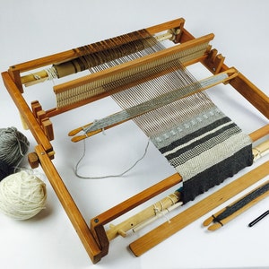 Weaving Loom, Fold & Go Rigid Heddle Weaving Loom with Optional Floor Stand