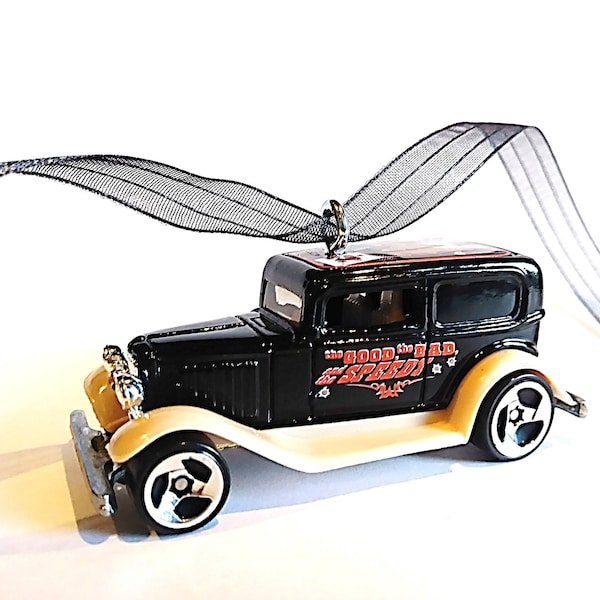 Hot Wheels Ornament, Car Ornament, 1932 Ford Delivery Ornament, Wild West Decoration